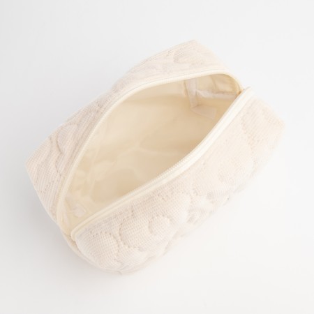 Cosmetic bag with zipper, dairy color-2
