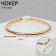 Choker "relief" narrow, 1 cm, color gold, 47.5 cm