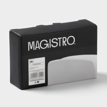 Porcelain napnage magistro "Blanche", 12 × 4 × 7 cm, white color-5