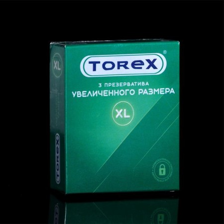 Torex condoms of an increased size, 3 pcs.