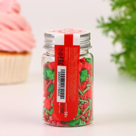 Sprinking confectionery "New Year's Omela", New Year, 50 g-2