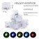 Reusable ice for drinks, light, 3 AG3, 2.5 x 2.5 cm, set 12 pieces