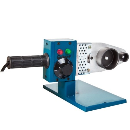 Assistance for welding plastic pipes Bort BRS-1000, 1000 watts, 300 ° C, 6 nozzles 20-63 mm