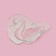 Mold "Swan", 13 × 4.7 × 14.5 cm, the color is transparent