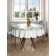 The tablecloth "The Branch of Oliva", Round, Saten, D = 150 cm