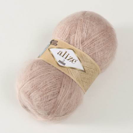 Yarn "3 Season" 51% acrylic, 25% mohair, 24% wool 500m/100g (67-miller-beige)-1
