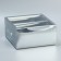 Gift folding box, packaging, "silver", 20 x 20 x 10 cm