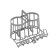 Maunfeld MWF07IM dishwasher, class B, 3 sets, 7 programs, white and black