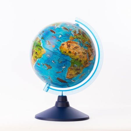 Zoogeographic (children's), "classic euro", diameter 210 mm