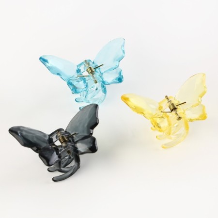 Hair crab 3 pcs. butterflies "Tenderness" 4.5 x 3 x 3 cm-3