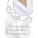 Women's robe with a hood, size 44-46, white color