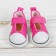 Semicircks for dolls, sole length 5 cm, pink color
