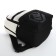 Young backpack from a lightning textile, 3 pockets, a bag, a suitcase holder, black/white color
