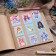 Paper stickers "anime", with coloring on the back, 11 x 15.5 cm
