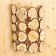 Juniper lampshade, wall -mounted