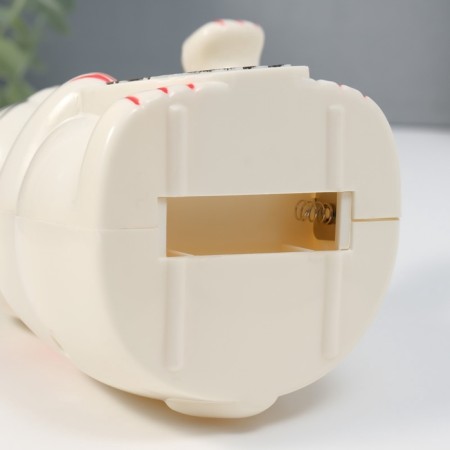Plastic pendulum "Maneki-Neko White" from the battery 1AA 15.5x11x8 cm-6