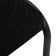 Ascona chair, black fabric, black frame