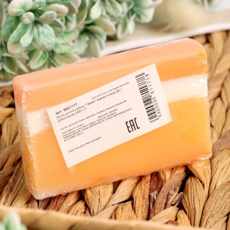 Natural handmade soap "Hawaii" pineapple and coconut 80 g of Dobroparov-3