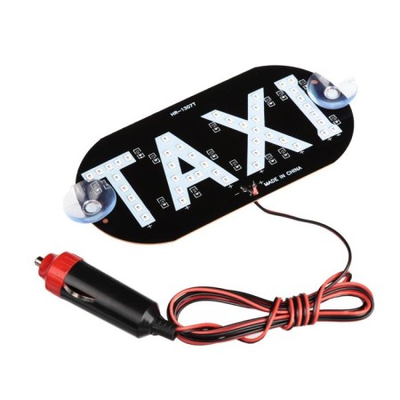 The tablet "Taxi" LED with a plug, in a cigarette lighter, on suction cups