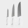 Set of kitchen knives Tramontina Premium, 3 pcs