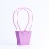 Bag for flowers embossing moisture-resistant, 12x12-8x8-12.5 cm