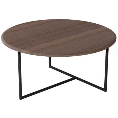 Majore coffee table, 800x800x390, acacia/black