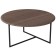 Majore coffee table, 800x800x390, acacia/black