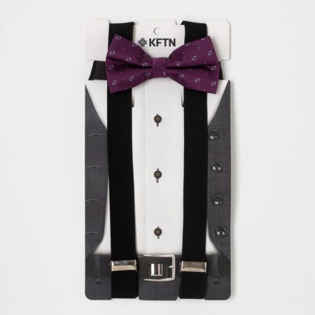 Set of men's kaftan subcutters and butterfly "Individuality", rr University, p/e-1