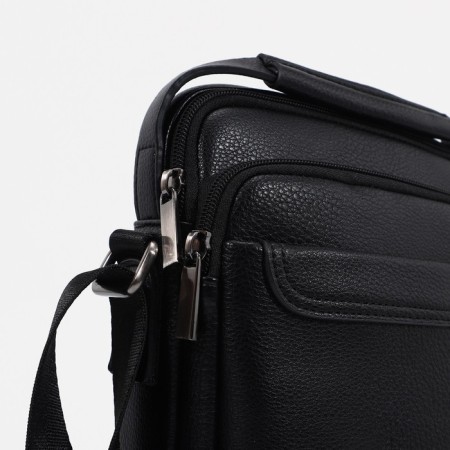 Male bag, black color-3