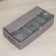 Shoe storage box "Ron", 58 × 30 × 15 cm, gray color