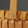 Wicker basket, 24 x 16.5 x 12/27 cm, sequoia