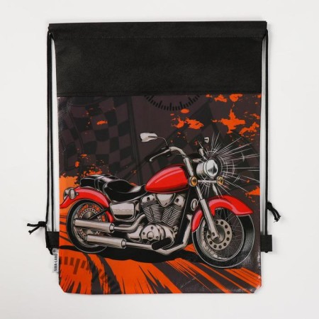 Back for shoes "Motorcycle" Wolled canvas 30 x 40 cm-5