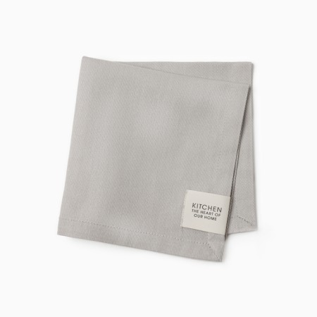 Set of napkins Ethel Kitchen, central -gray, 40x40 cm - 2 pcs, 100% HL, sarzha 250 g/m2-2