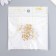 Decor for creativity Metal "Chamomile from Pearl" set 4 pcs 2.3x2.3 cm