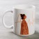 Sublimation mug "I can. I do" a girl, 320 ml, with application