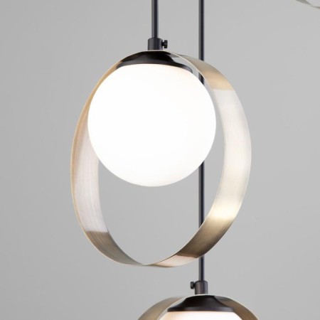 Dublin lamp, 3x7W G9, black color, bronze-4