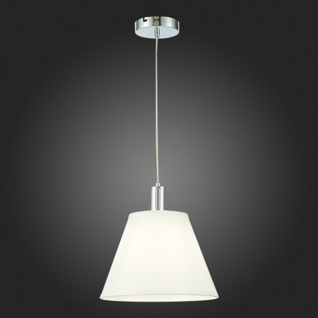 Suspension EVOLUCE. Sle111303-01. Monza. 1x60 watts, E27, 28x28 cm, chromium color-2