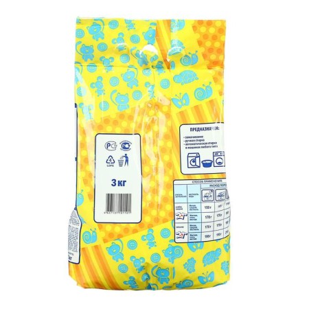 Pollex washing powder, universal, for children's linen, 3 kg-4