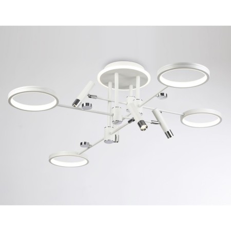 LED ceiling LED with Ambrella Light, Linetech, FL51648, LED, 98 W, 7350LUM, 3000-6400K, Chrome Color, Chrome-1