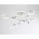 LED ceiling LED with Ambrella Light, Linetech, FL51648, LED, 98 W, 7350LUM, 3000-6400K, Chrome Color, Chrome