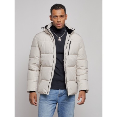 Male Winter jacket, size 58, light-beige color-8