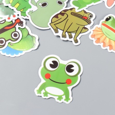 Set of stickers "Supermix Frogs" 50 pcs 3-8.5 cm-1