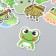 Set of stickers "Supermix Frogs" 50 pcs 3-8.5 cm