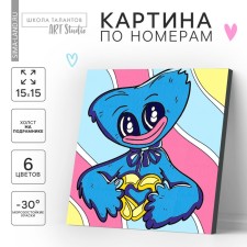 Picture on numbers for children 