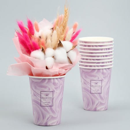 Lavender flowing glass, 350 ml-3