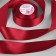 Satin tape, 50 mm × 23 ± 1 m, deep red color No. 33