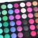 Palette shadow for eyelids, 120 colors