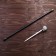Souvenir product cane with a dagger, a blade 30cm, a knob tan.