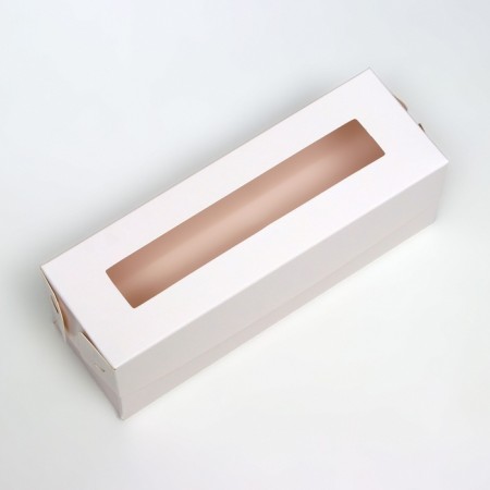 Box for Makarun, with a lodge, white 16.5 x 5.5 x 5.5 cm-1
