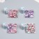 Decor "Semiobusins ​​and rhinestones. Blue gradient" d = 6 mm 10 g 200 pcs 5x2.5 cm, mix